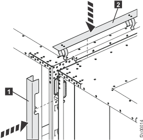 Installing the interrack decorative covers
