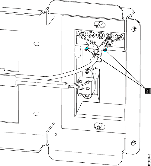 Rack operator panel LED assembly