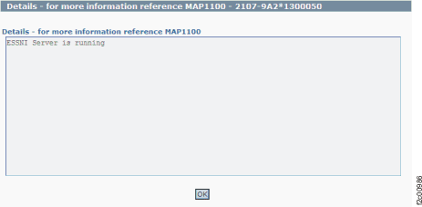 Window: ESSNI server details