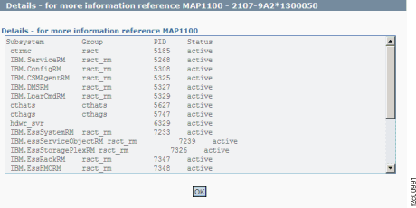 Window: RMC HMC resource managers details