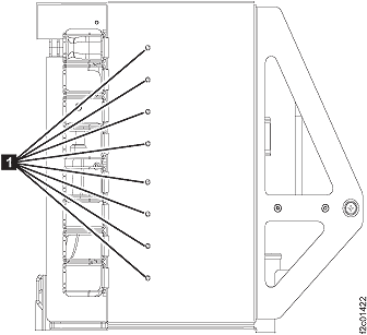 Output power indicator (LED) for a power distribution unit