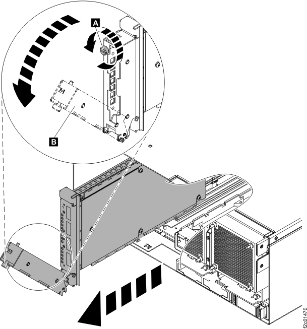 Removing the PCIe four port card