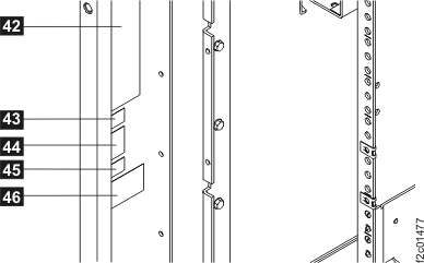 Rack front left labels