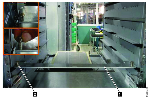 Point-to-point cabling diagram for storage enclosure SAS cables (Models 983)