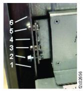 I/O enclosure rail holes, front