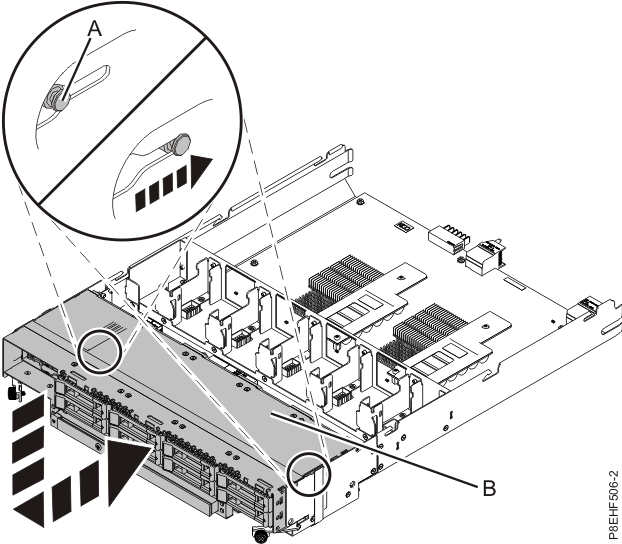 Replacing the disk drive backplane