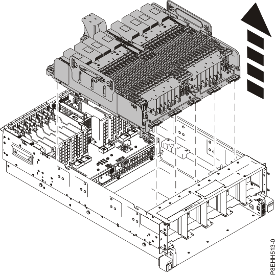 Lifting the system backplane out of the system