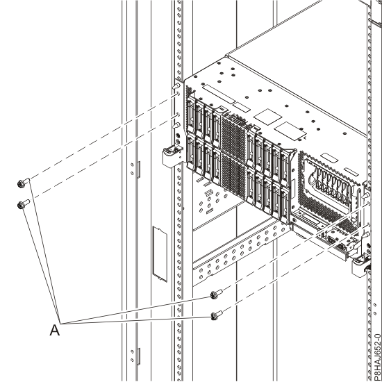 Removing the front screws