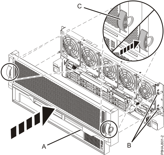 Installing the front cover
